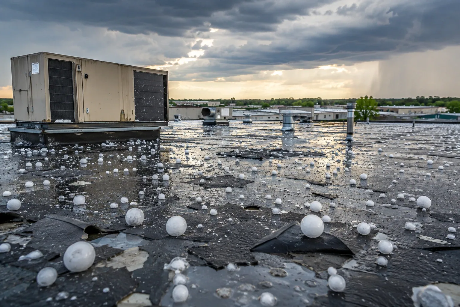 Hail Damage Roof Repair in Rockford, IL