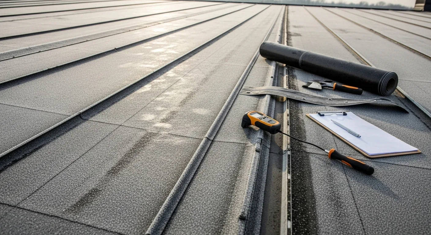 Ponding Water Roof Repair in Rockford, IL