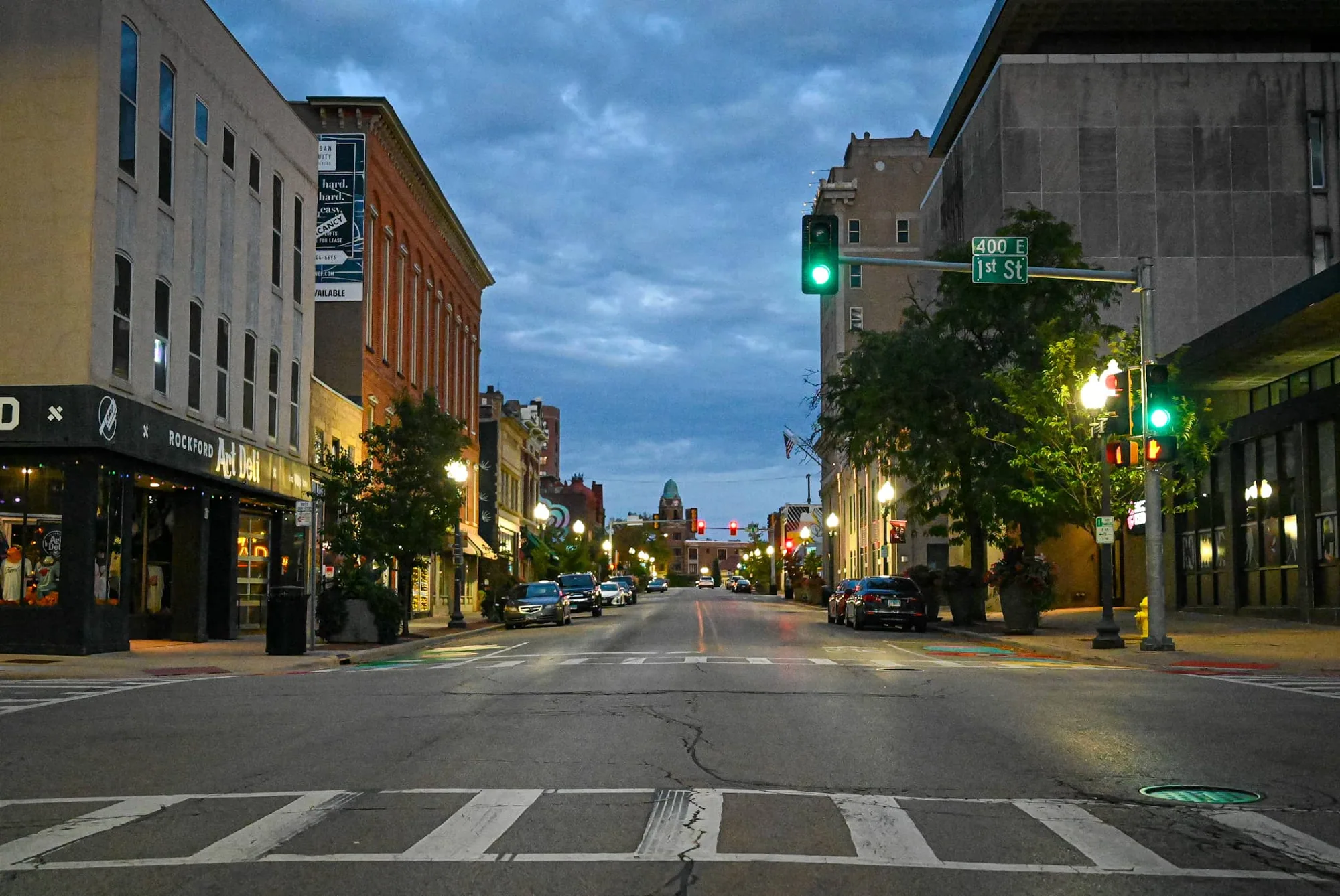 Downtown Rockford street