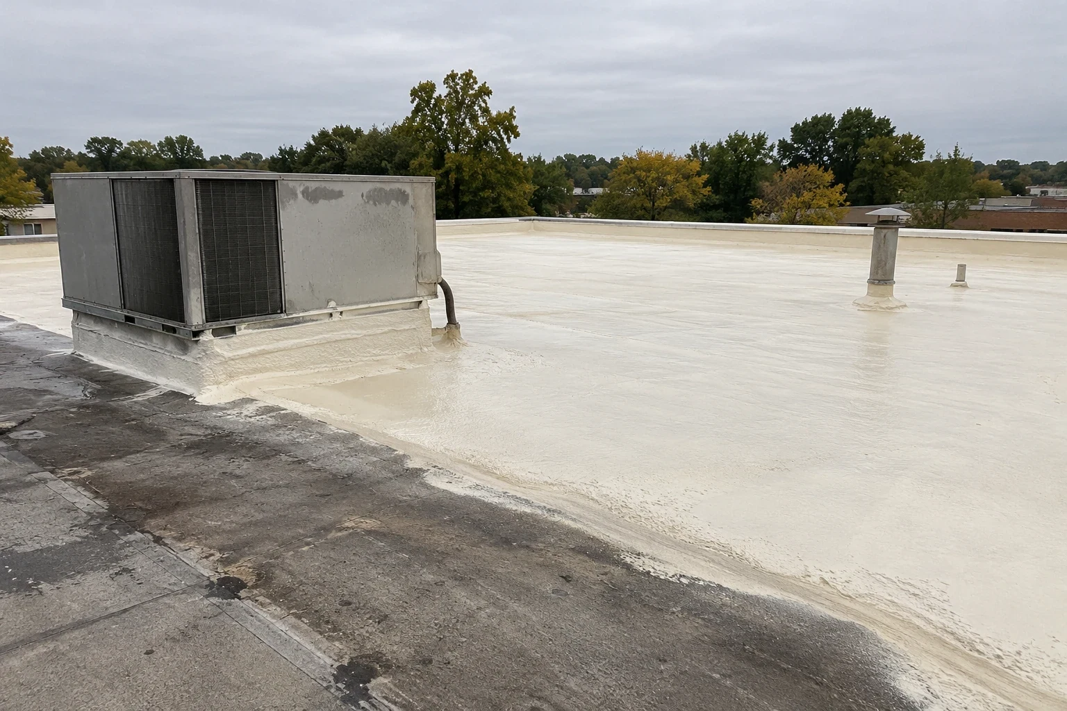 Spray Polyurethane Foam (SPF) Roofing in Rockford, IL Spray Polyurethane Foam (SPF) Roofing in Rockford, IL